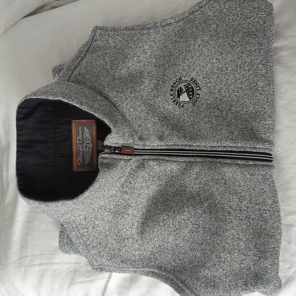 Straight Down Other - Pebble Beach Golf Links Straight Down Full-Zip Fleece Vest by Straight Down